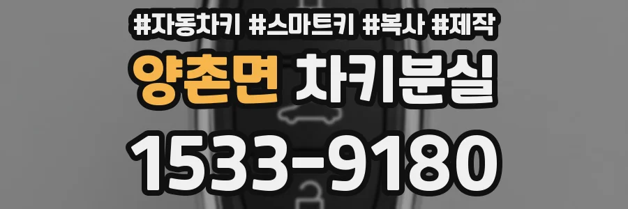 양촌면 차키분실