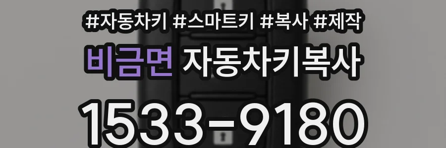 비금면 자동차키복사