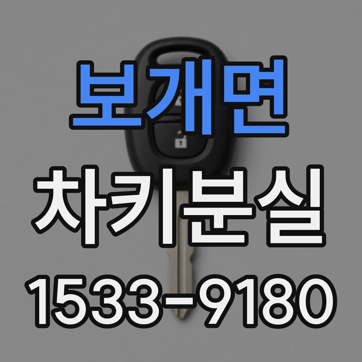 보개면 차키분실