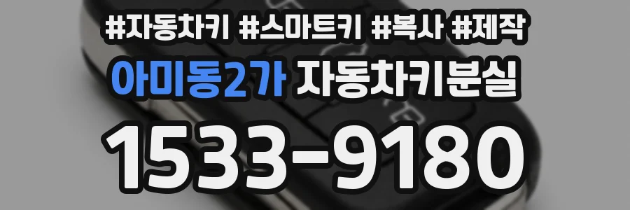 아미동2가 자동차키분실