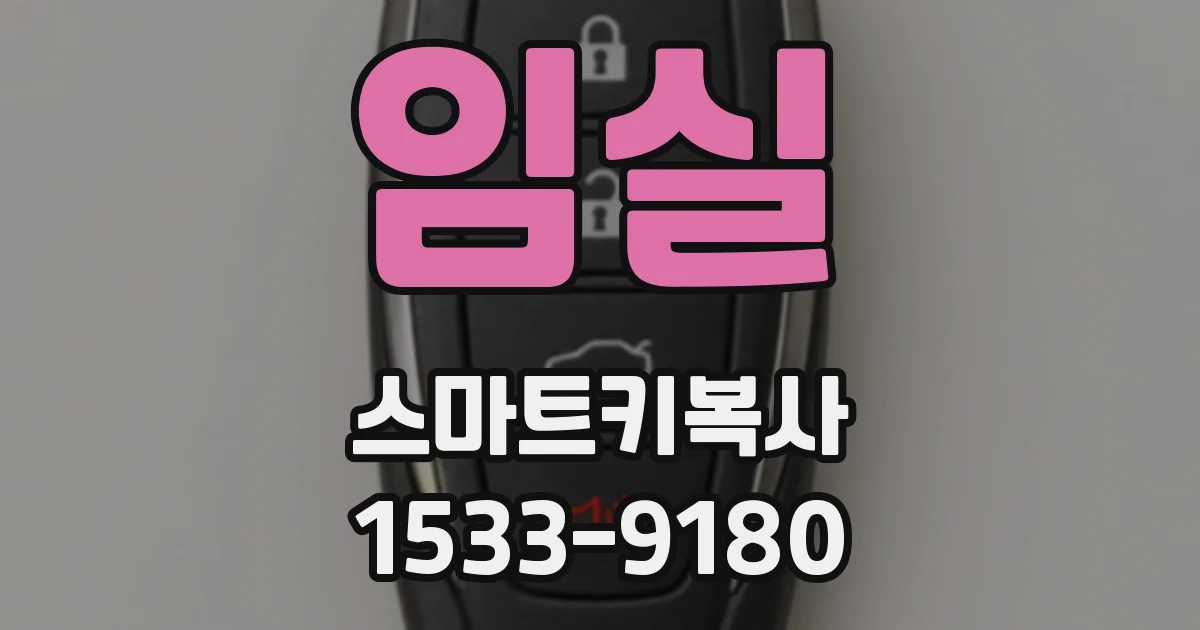 임실 스마트키복사