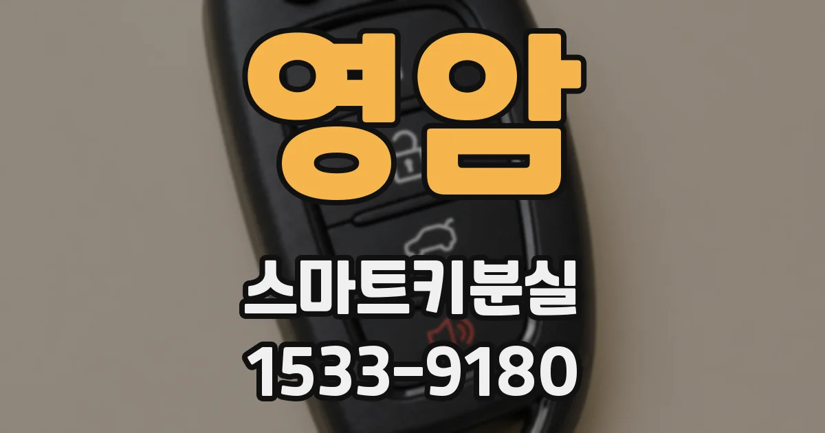 영암 스마트키분실