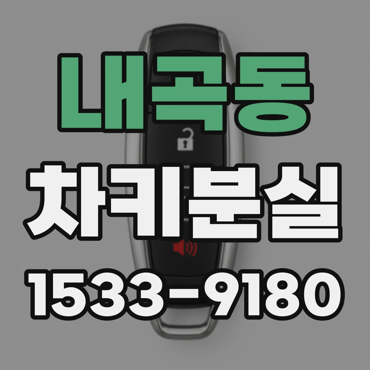 내곡동 차키분실