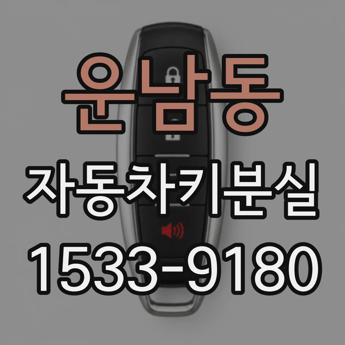 운남동 자동차키분실