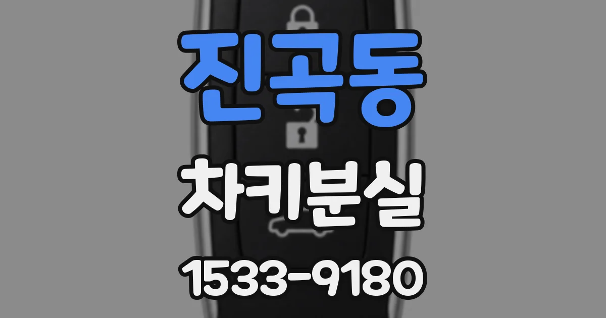 진곡동 차키분실