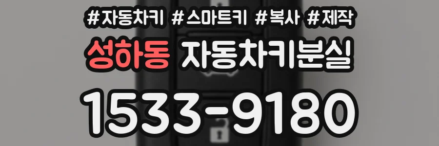 성하동 자동차키분실