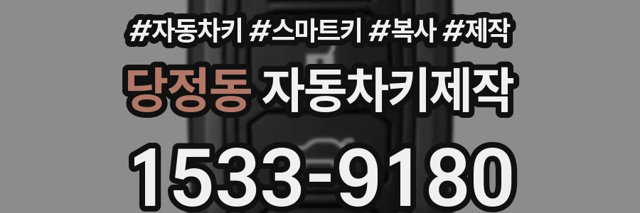 당정동 자동차키제작