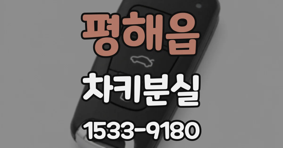 평해읍 차키분실