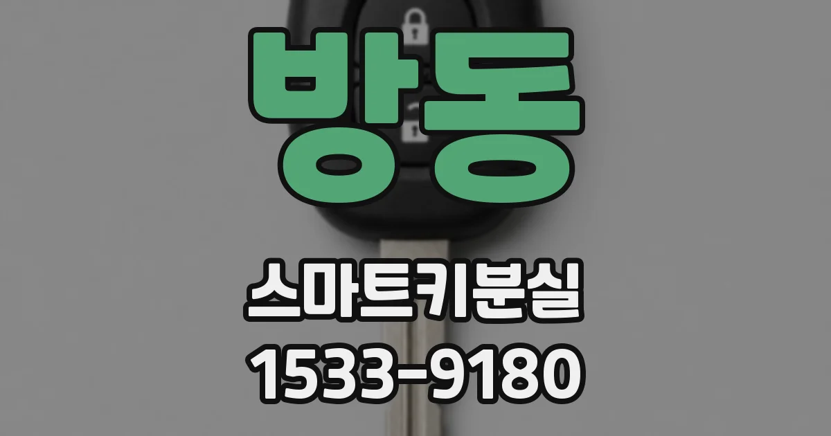 방동 스마트키분실