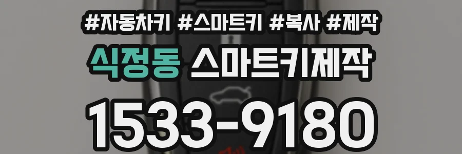 식정동 스마트키제작