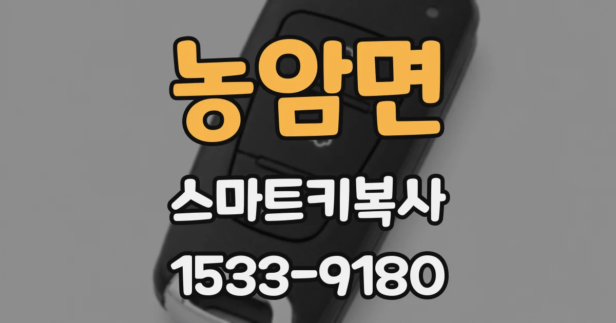 농암면 스마트키복사