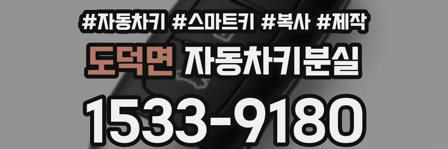 도덕면 자동차키분실