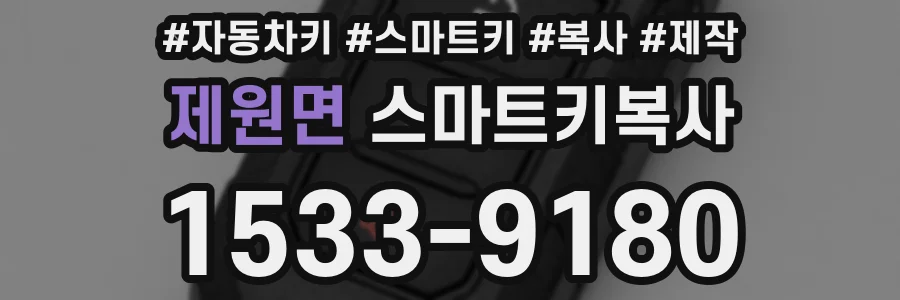제원면 스마트키복사