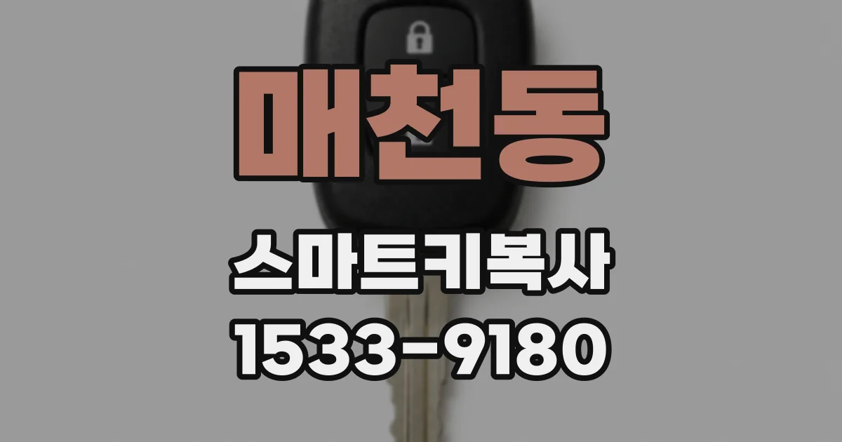 매천동 스마트키복사