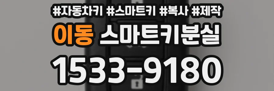 이동 스마트키분실