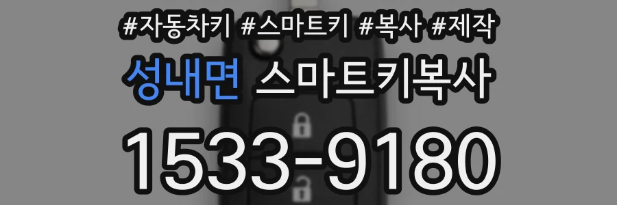 성내면 스마트키복사
