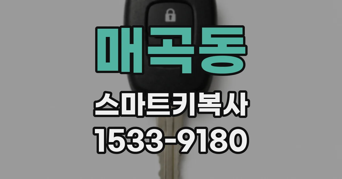 매곡동 스마트키복사