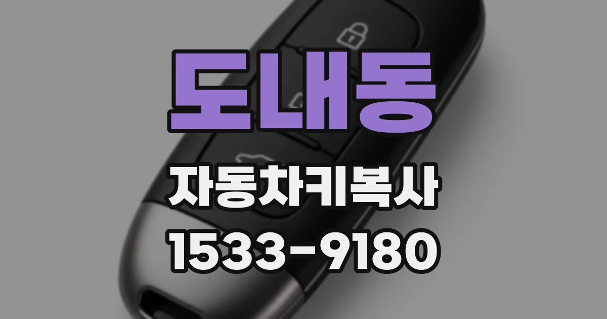도내동 자동차키복사