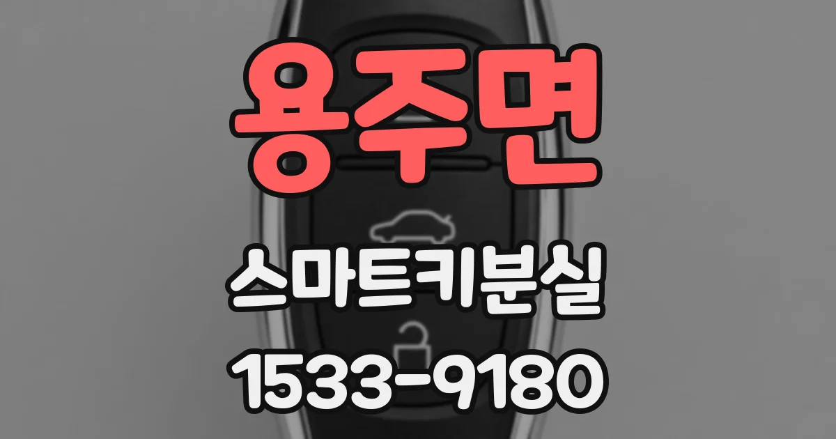 용주면 스마트키분실
