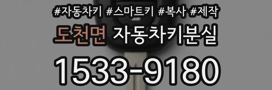 도천면 자동차키분실