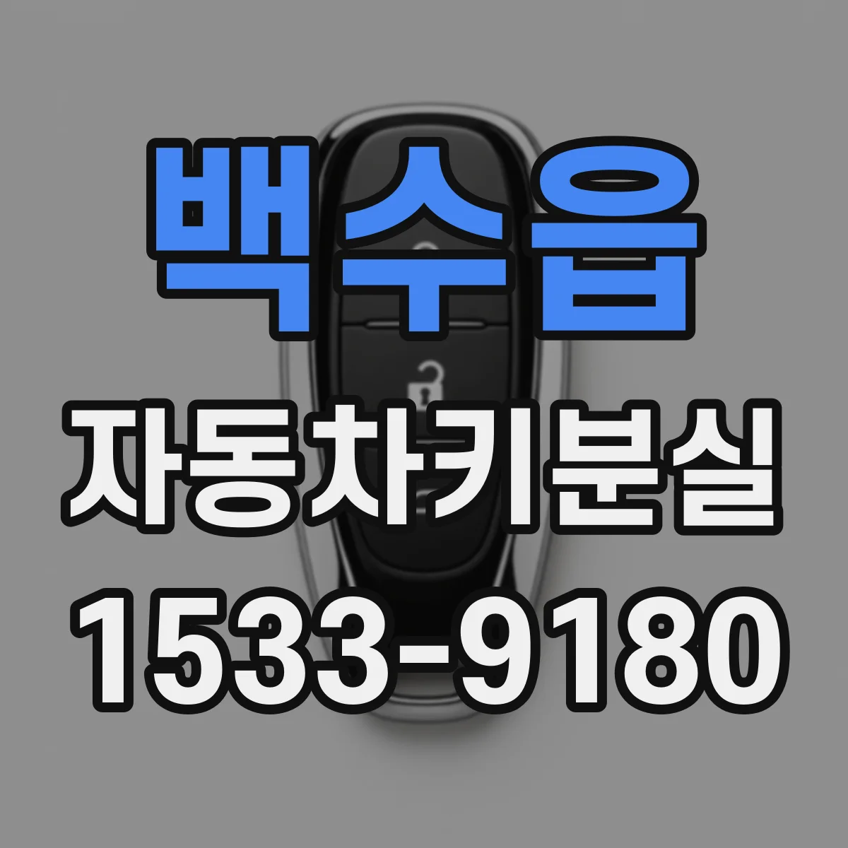 백수읍 자동차키분실