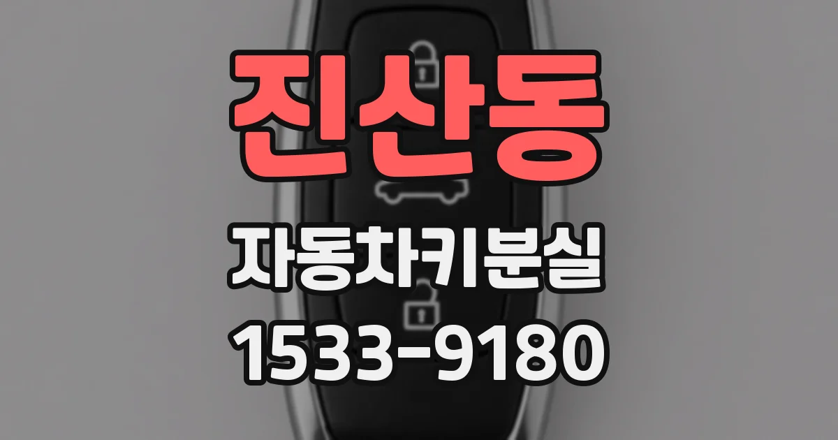진산동 자동차키분실