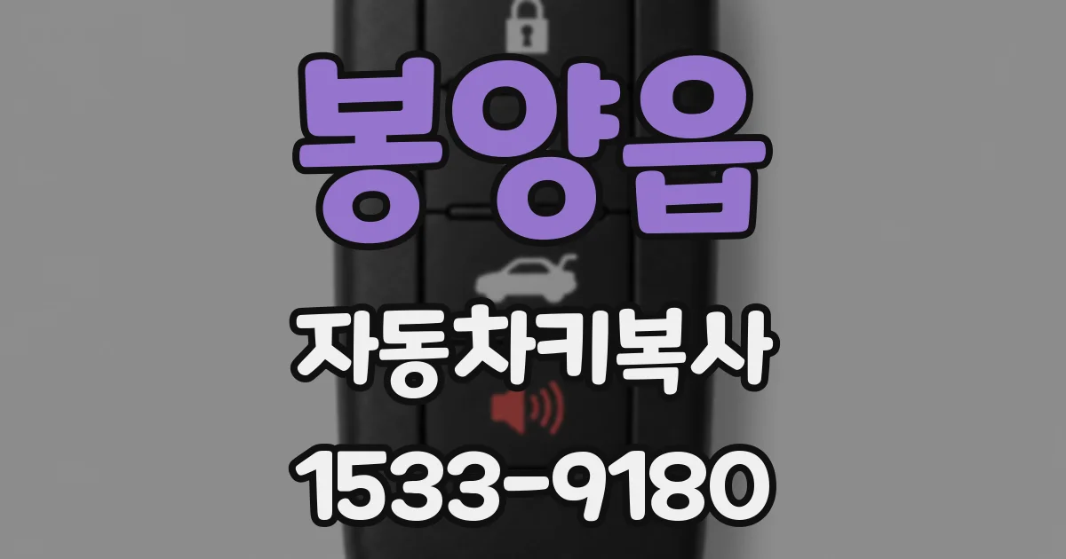 봉양읍 자동차키복사