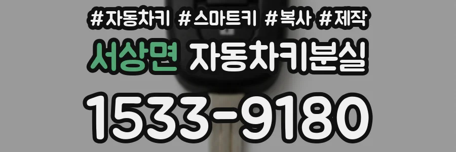 서상면 자동차키분실