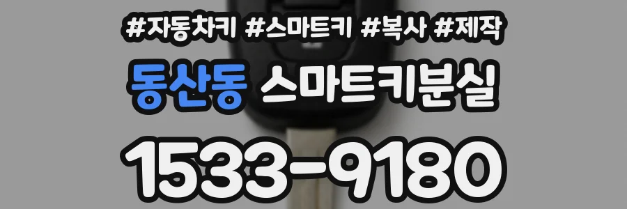 동산동 스마트키분실