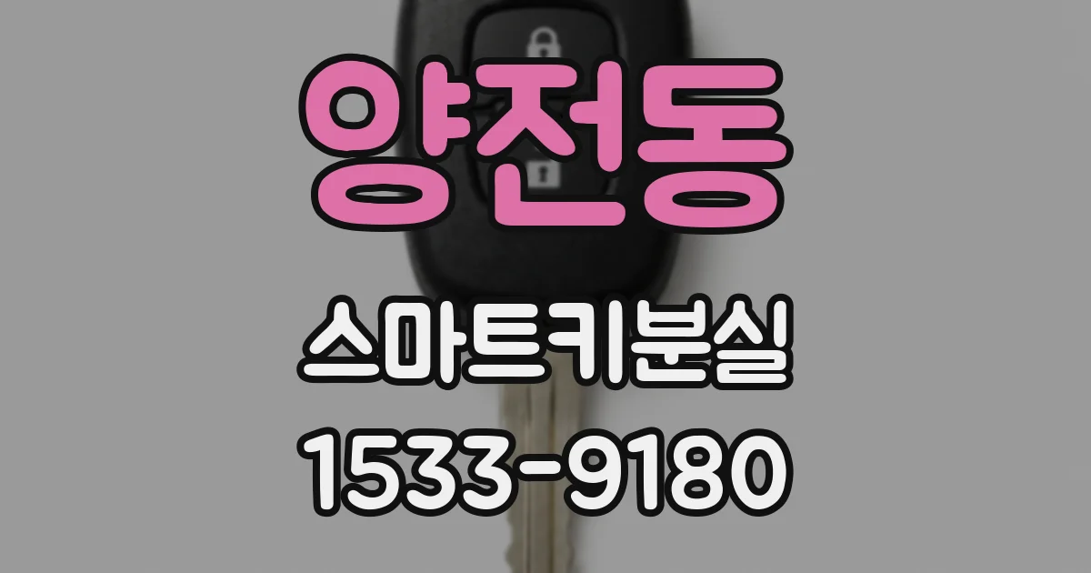 양전동 스마트키분실