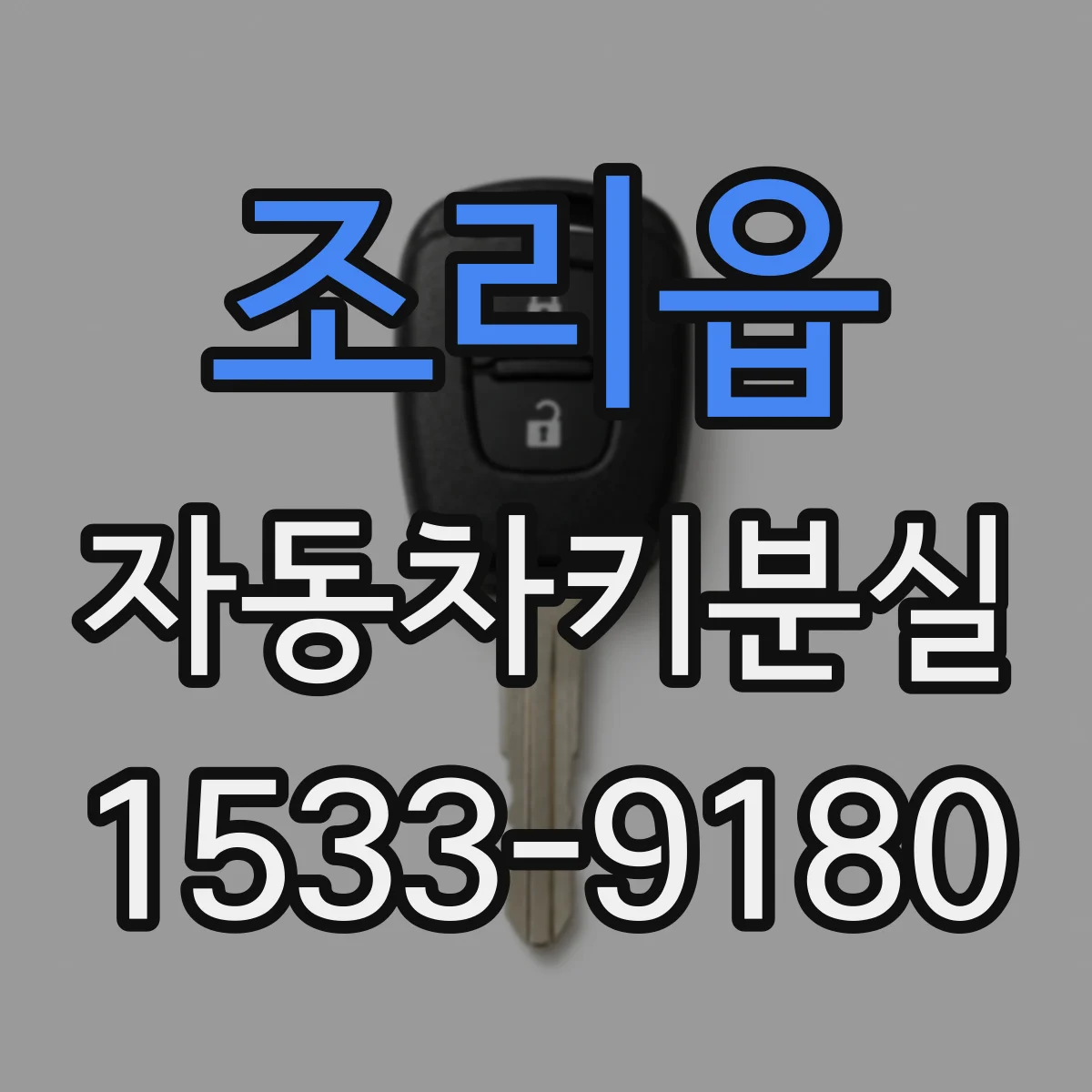 조리읍 자동차키분실