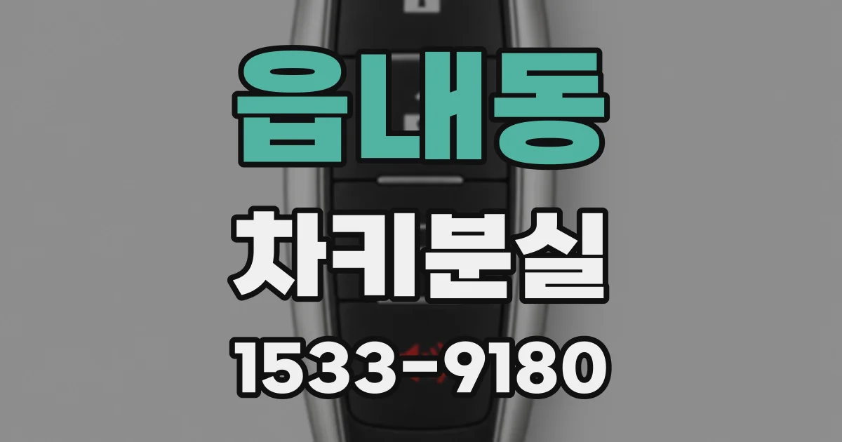 읍내동 차키분실