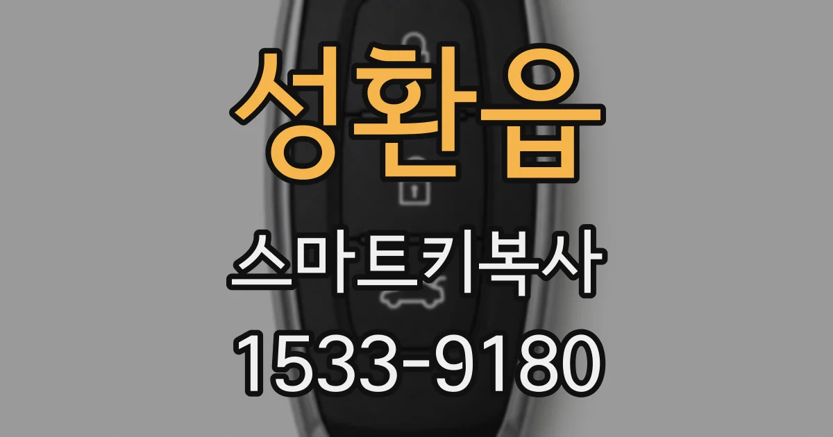 성환읍 스마트키복사