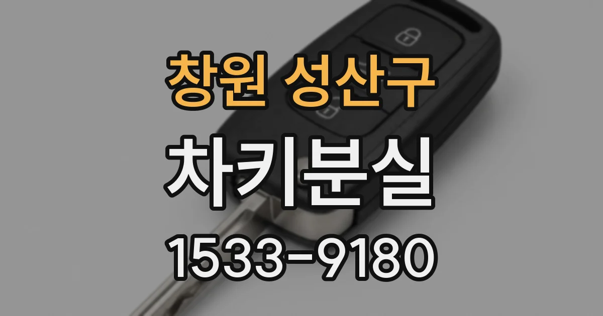 창원 성산구 차키분실