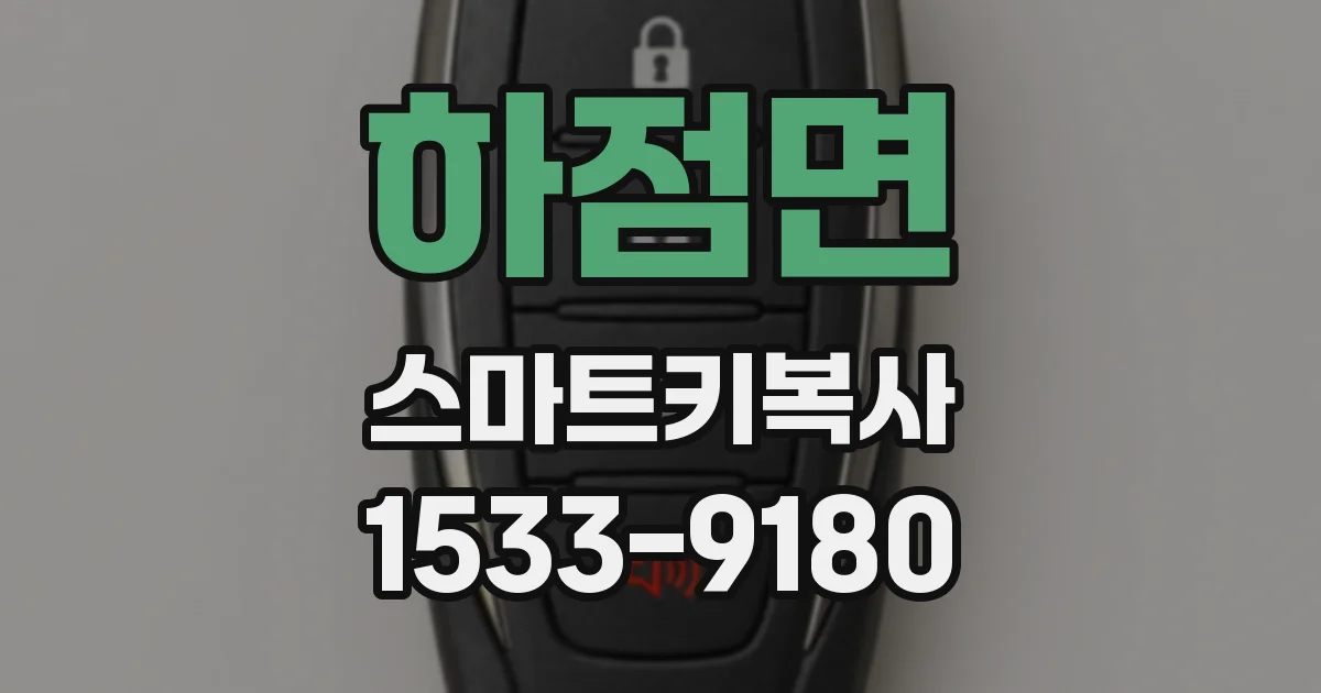 하점면 스마트키복사