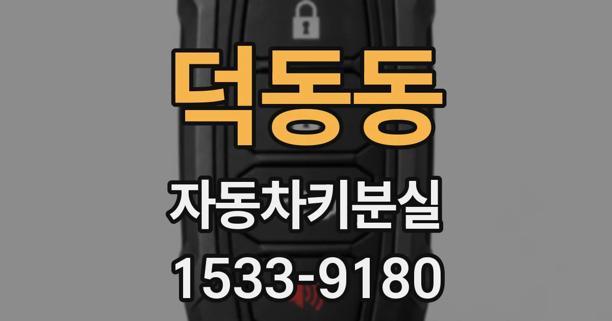 덕동동 자동차키분실