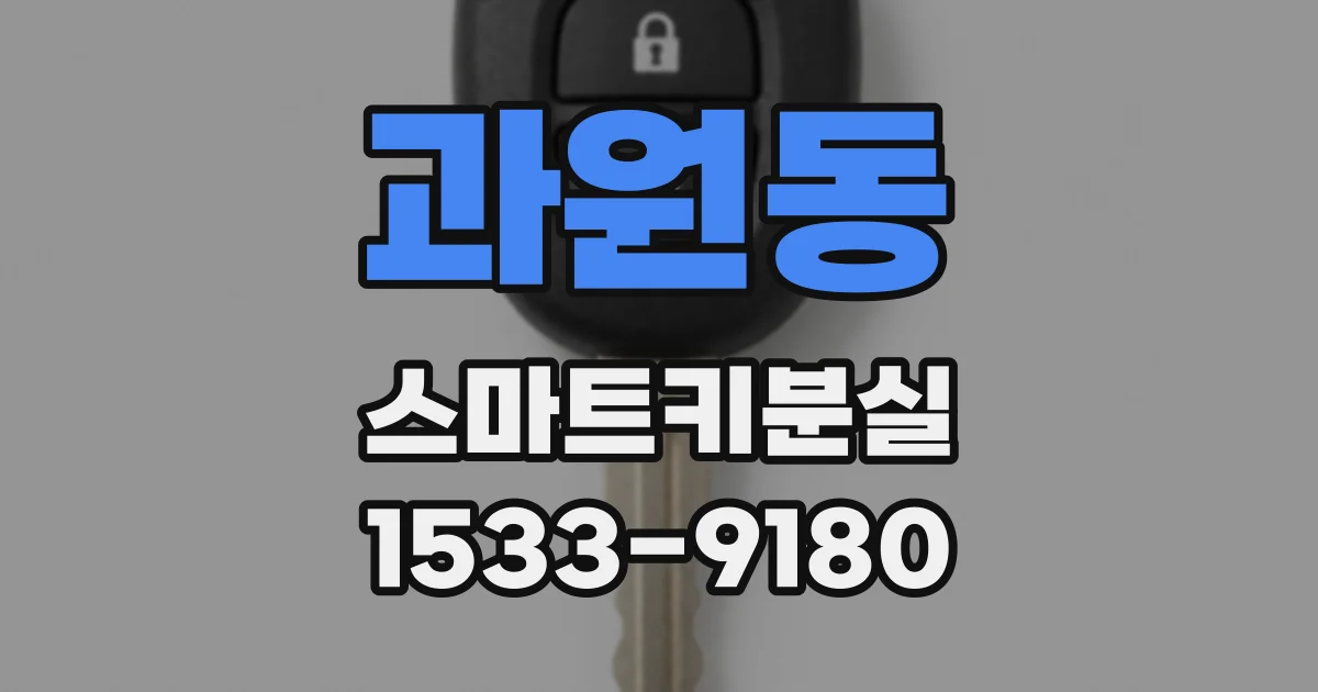 과원동 스마트키분실