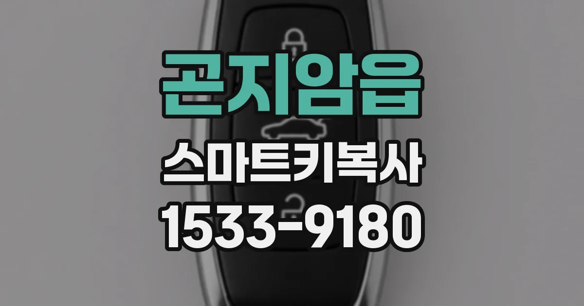 곤지암읍 스마트키복사