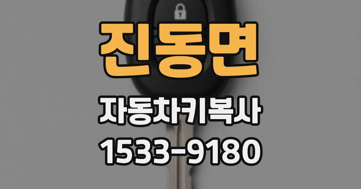 진동면 자동차키복사