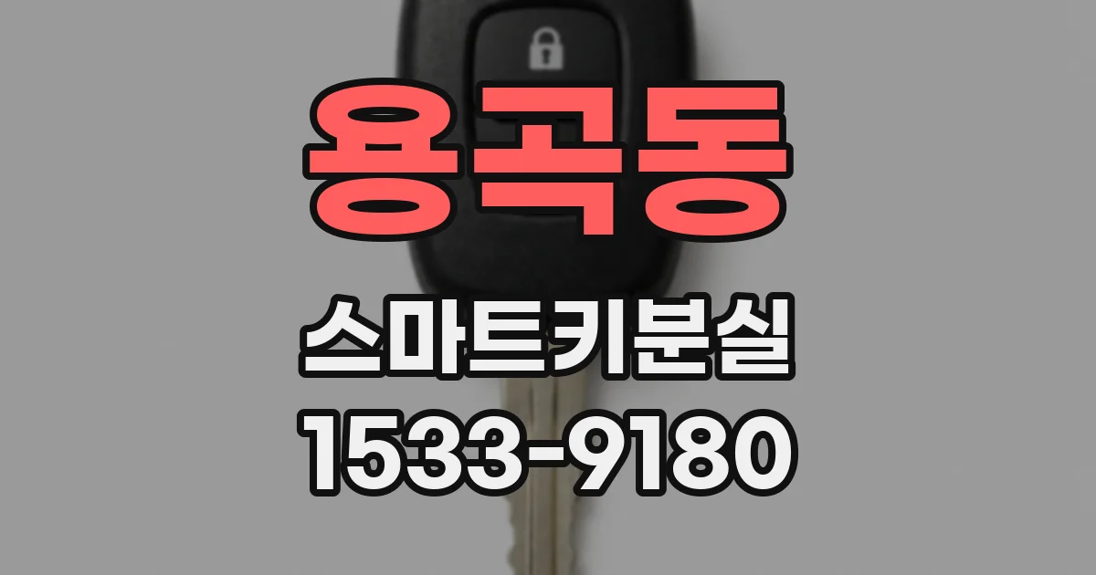 용곡동 스마트키분실
