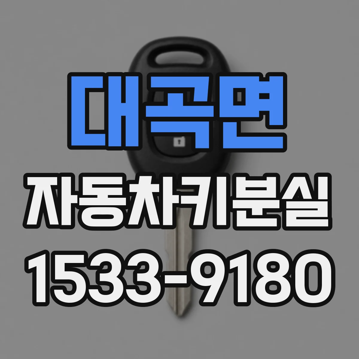 대곡면 자동차키분실