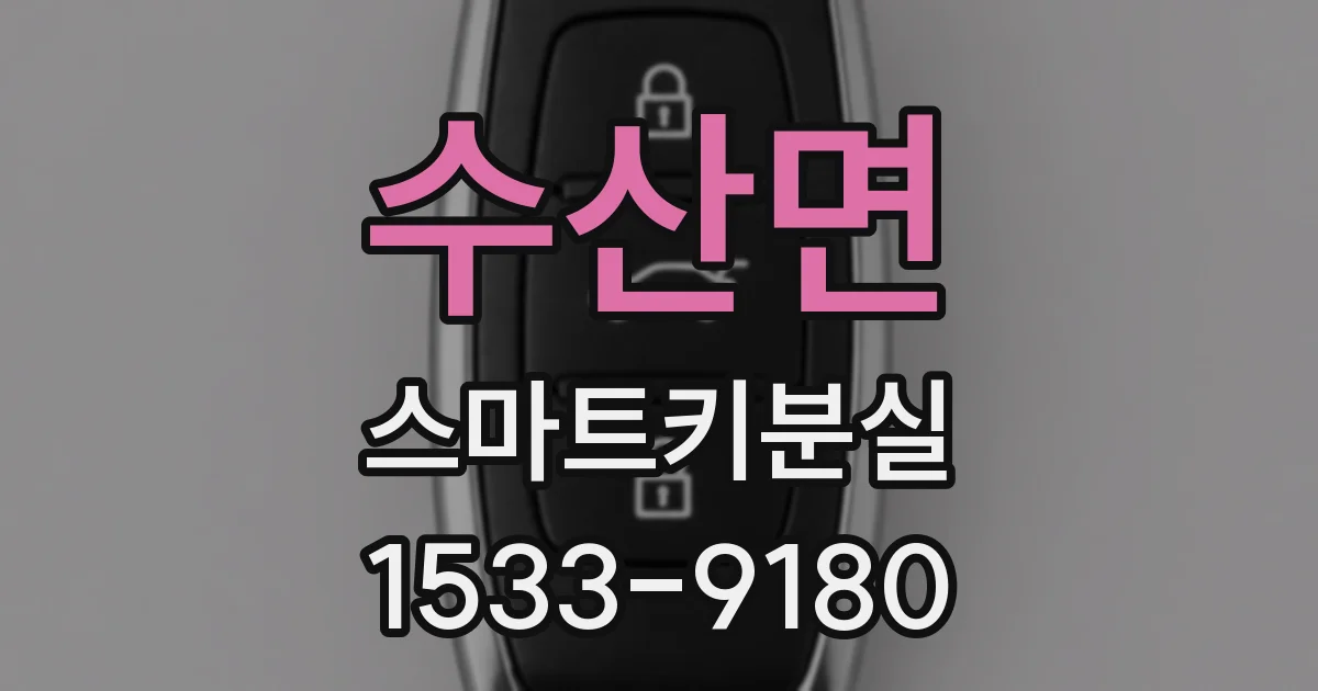 수산면 스마트키분실