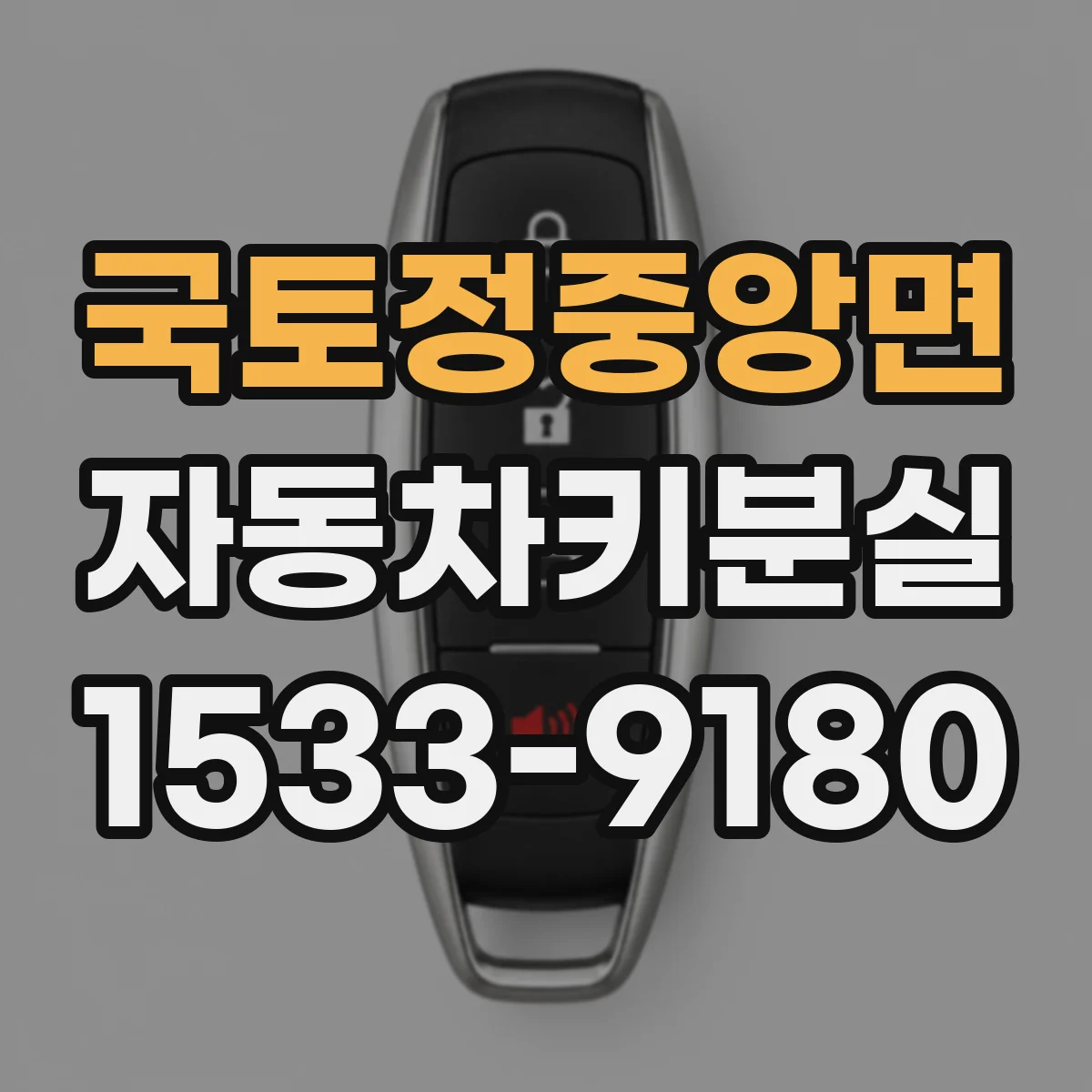 국토정중앙면 자동차키분실