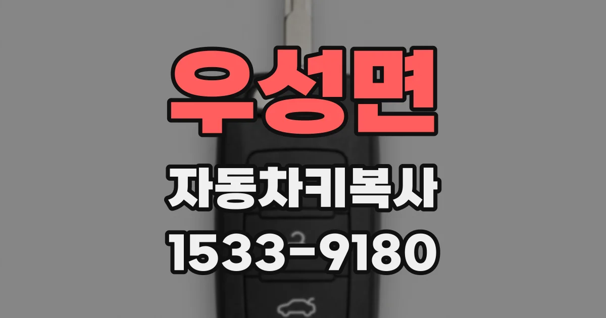 우성면 자동차키복사