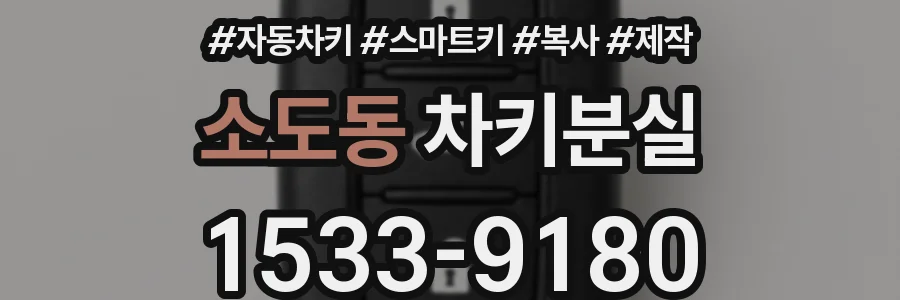 소도동 차키분실