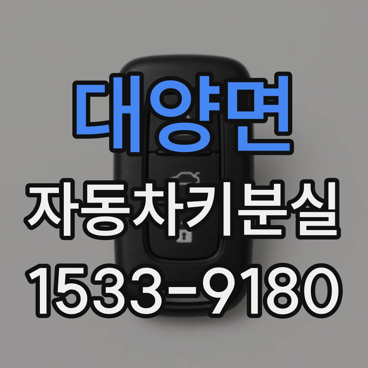 대양면 자동차키분실