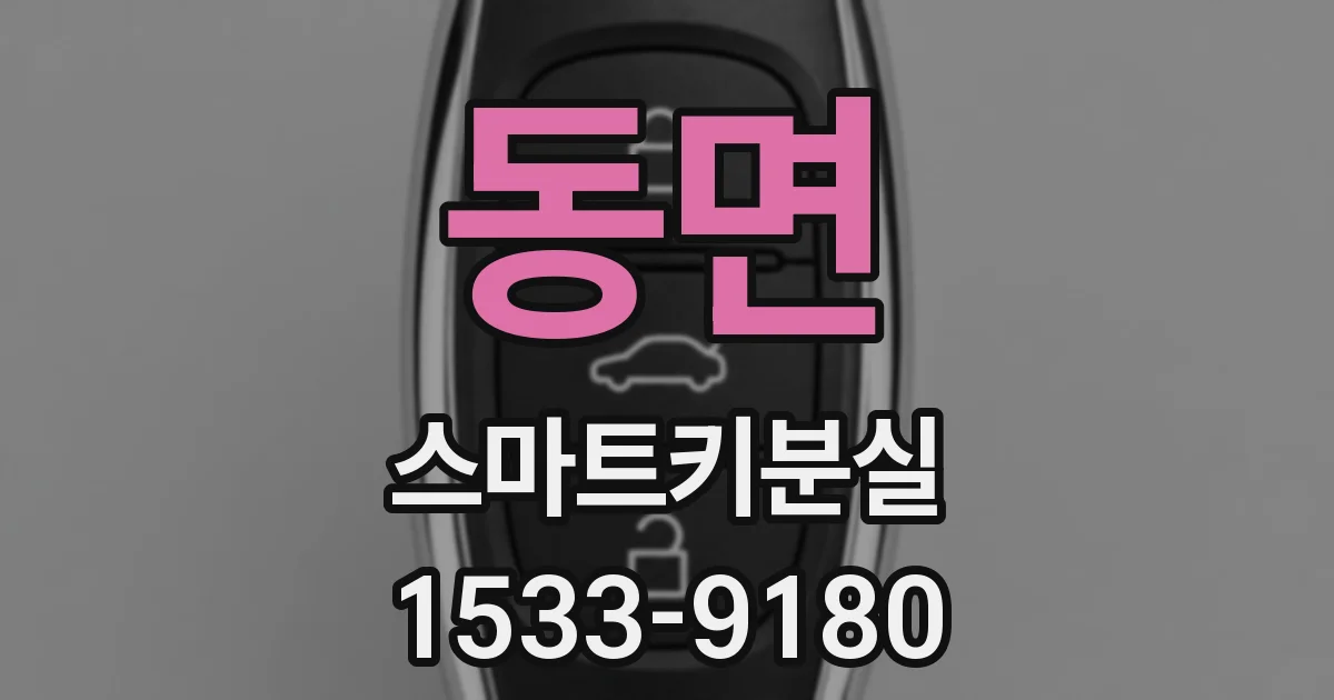 동면 스마트키분실