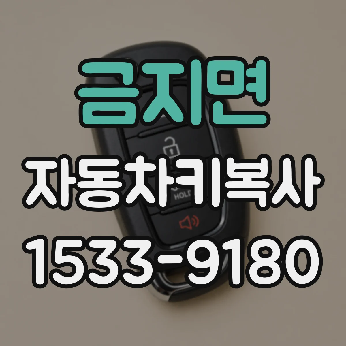 금지면 자동차키복사