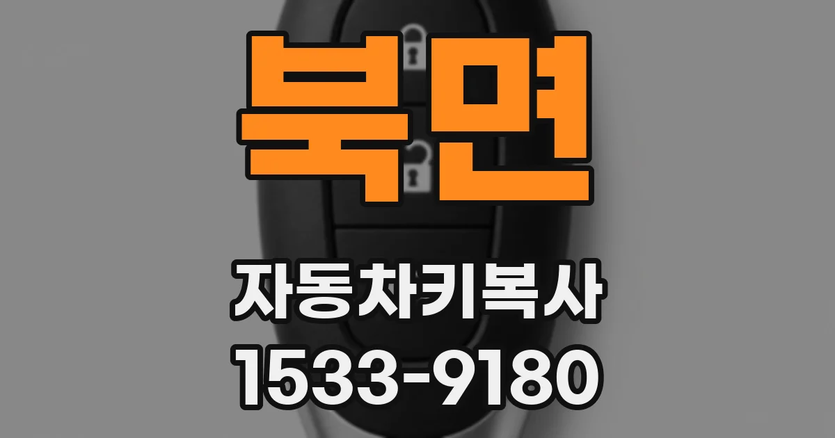 북면 자동차키복사