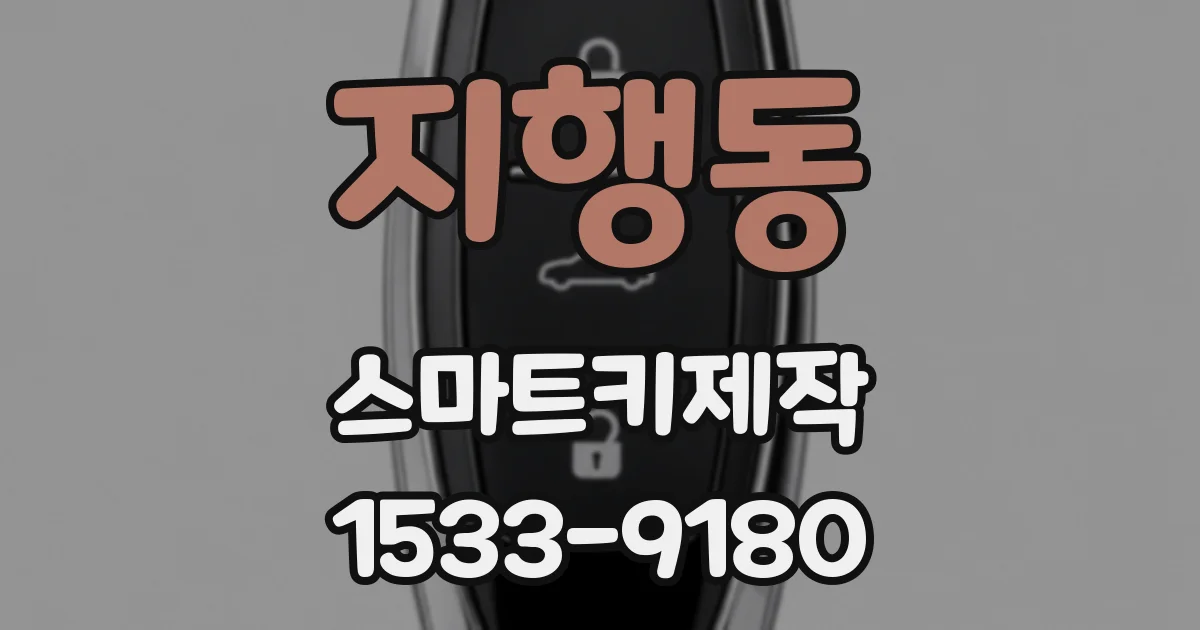지행동 스마트키제작